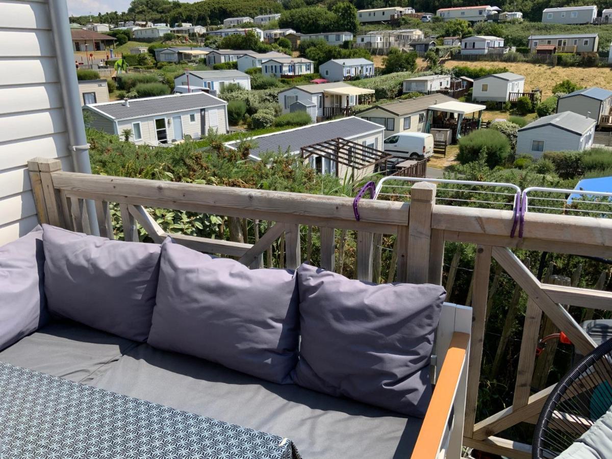 Camping De La Falaise A Equihen Plage Eksteriør bilde